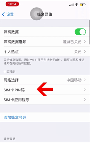 永和苹果14维修网分享如何给iPhone14的SIM卡设置密码 